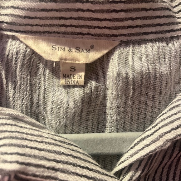 Striped Button-Up Shirt - Picture 2 of 3